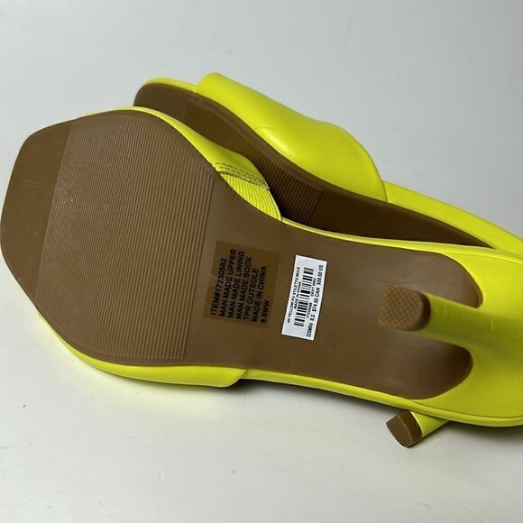 New TORRID stiletto heel wide width 8.5WW shoes slides mule bright - Picture 5 of 12